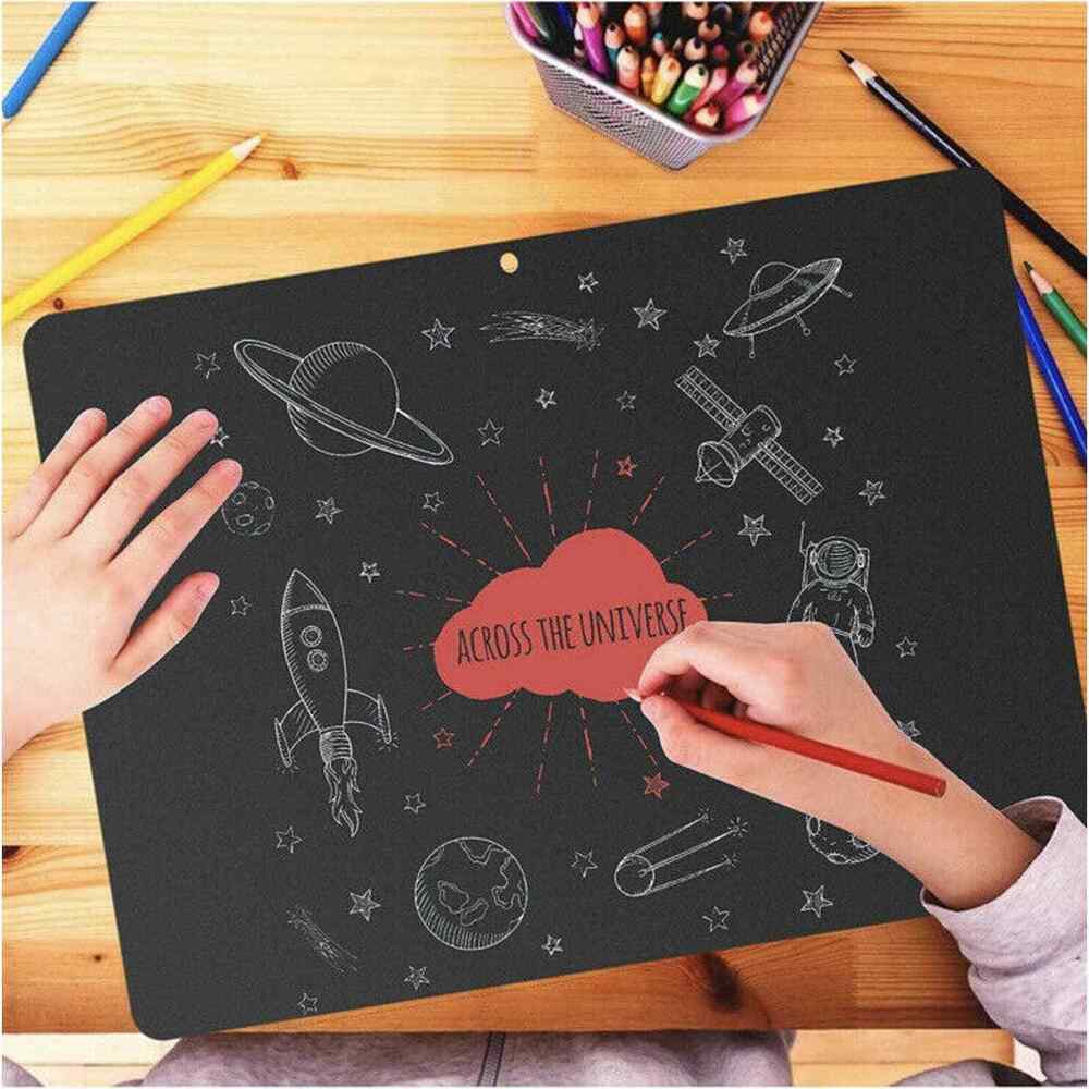 Chalkboard Double Sided for Kids DIY Crafts Schools 12 x8 - Picture 1 of 7